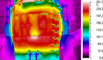 Термограмма печи